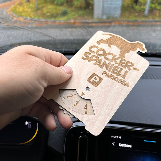 Cockerspanieli parkkikiekko